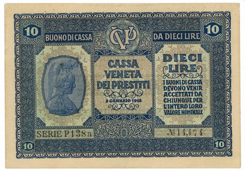 Lire cassa veneta - 10,
