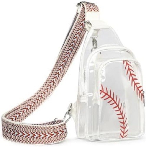 Borsa baseball trasparente - borsa,
