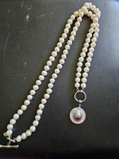 Collana doppio filo di perle