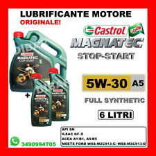 6 LITRI OLIO CASTROL MAGNATEC STOP-START 5W30 A5 API SN A1/B1 A5/B5 FORMATO 4+2