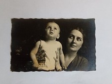 Foto Cartolina D'epoca Mamma