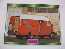 CARTE FICHE CAMION PORTEUR