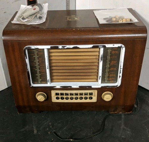 Hmv vintage valve tube radio - valve,