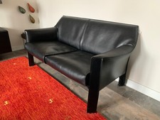 Divano Cassina CAB 415 pelle nera,  Mario Bellini design