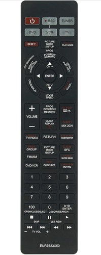 New eur7623x50 replaced remote - new,
