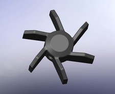 ROTAX 280 APRILIA CLIMBER 280 R WATER PUMP IMPELLER GIRANTE POMPA ACQUA CARBON