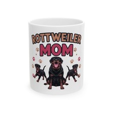 Rottweiler Mom Coffee Mug Gift