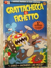 GRATTACHECCA E FICHETTO N. 1 IL GIRO DEL MONDO IN 80 PEZZI BONGO COMICS