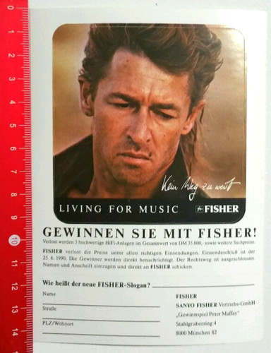 Fisher adesivo sticker hifi - fisher,