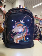 Zaini Organizzato Dream Unicorno Black Con Luci Pool Over