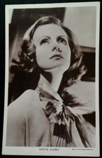 Cartolina RPPC Greta Garbo