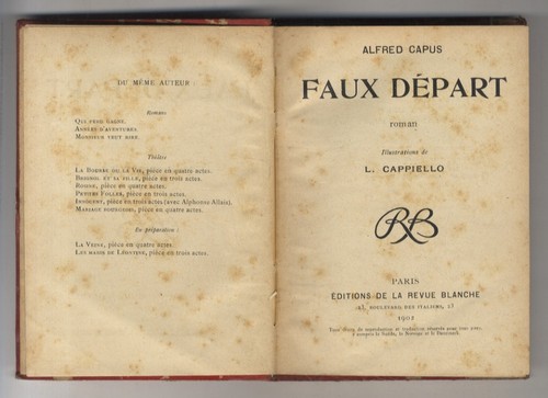 Faux départ roman - faux, départ.