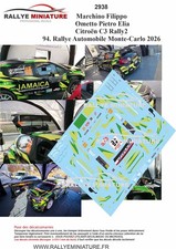 DECALS 1/43 REF 2938 Citroën