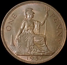 Regno Unito One Penny 1937