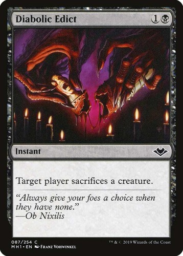 Diabolic edict modern - edict, ~
