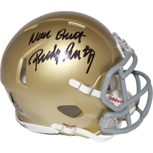 Rudy ruettiger autografo notre - ruettiger,