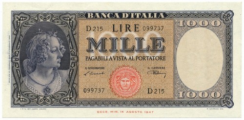 1000 lire italia - 1000,