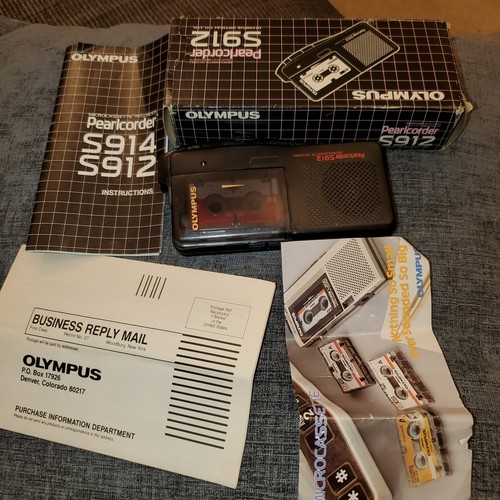 Olympus pearlcorder s912 micro - pearlcorder,