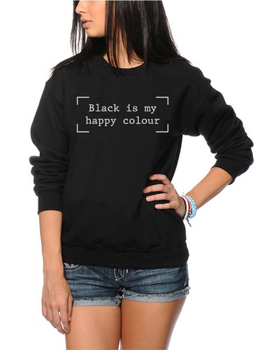 Black happy colour - black, my