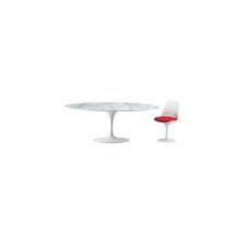 Tisch-Tavolo Tulip Eero Saarinen ovale 199x121 marmo Carrara-table
