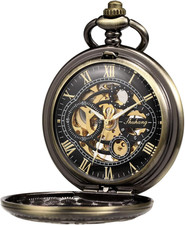 Orologio tasca con catena - con,