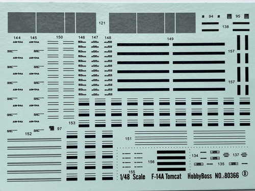 Decalcomanie scala 14a - scala:, f-14a