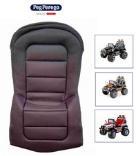 PEG PEREGO COPPIA IMBOTTITURE SEDILI COPRISEDILI GRIGIO GAUCHO 12V E 24V