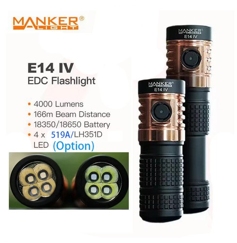 Mankerlight e14 edc torcia - e14-iv,