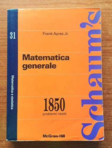 Ingegneria matematica generale - matematica,