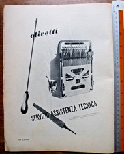 Pubblicità 1939 OLIVETTI