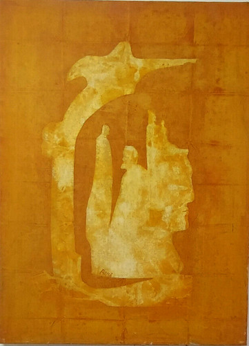 Nativita presepe quadro olio - presepe,
