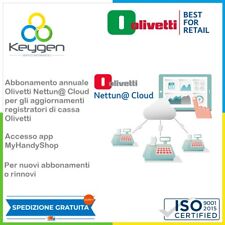 Abbonamento annuale Olivetti Nettuna Cloud - Aggiornamenti Registratori di Cassa