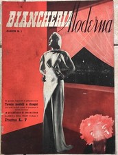 1941 BIANCHERIA MODERNA N° 1 INTIMO FEMMINILE DONNA MODA