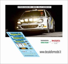 DECALS 1:24 CITROEN XSARA WRC