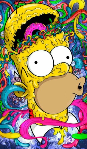 Simpson psychedelic trippy - simpson,