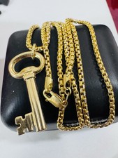 Collana con chiavi in vero oro