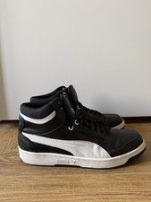 Sneakers PUMA Mid-Cut Nere/Bianche ? Stile Basket Rétro - Ottime Condizioni!