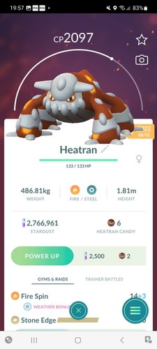 Pokemon legendary heatran - legendary, (