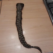 Coda Treccia A Spina Di Pesce Capelli Sintetici 61cm. Biondo medio Cenere