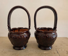 Vintage 2 Brocche Marroni