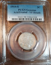 1919-S BUFFALO NICKEL PCGS VF