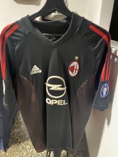 Maglia Shevchenko Milan Third Shirt 2002/2003 Black Champions League