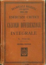 ESERCIZI CRITICI DI CALCOLO