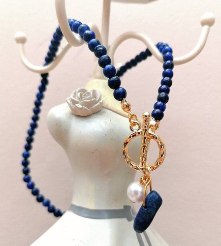 Collana lapislazzulo blu - collana,