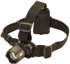 LAMPADA FRONTALE DA FRONTE A BATTERIA TESTA  ALLUMINIO FOCUSING CAT CREE LED