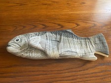 Guanto da forno decorativo pesce salmone Boston magazzino VINTAGE 1992 griglia