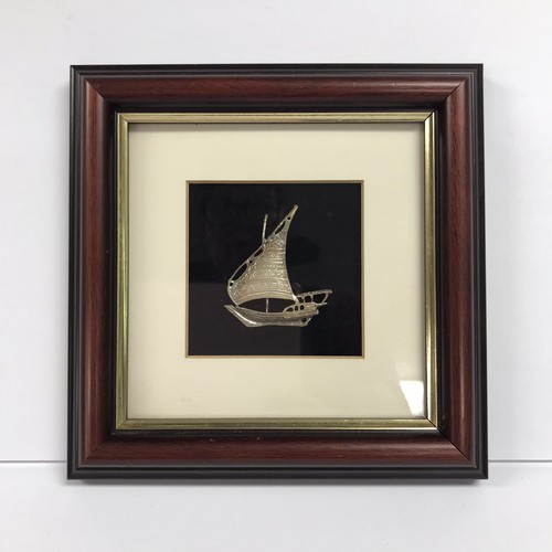 Barca vela vintage argento - vintage,