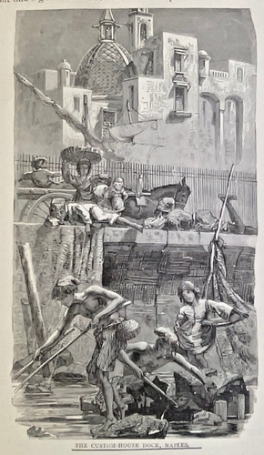 Stampa del 1883 dogana di - la,