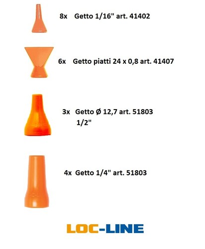 Kit getto 1 4 - 1/16", 1/4"