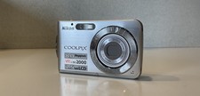 Nikon Coolpix S210 Fotocamera Digitale Funzionante Argento Flash Non Funzionante